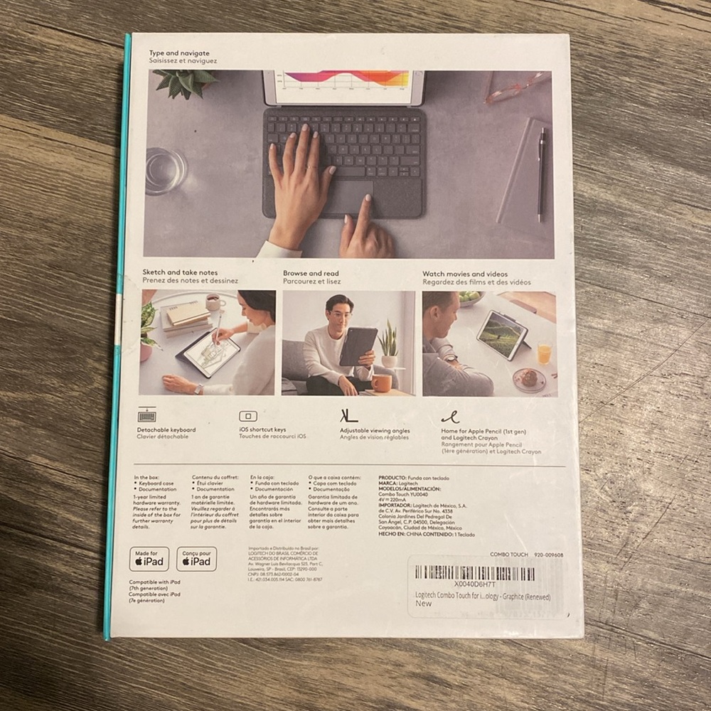 NEW - iPad 7th generation case with keyboard - Picture 2 of 3